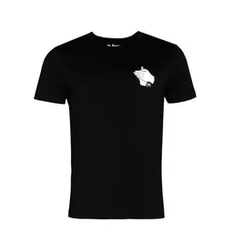 FÄDD FÄDD Herren T-Shirt Rundhals Bio-Baumwolle "versteckter Fiedler" Schwarz – Produktbild 1 von 1