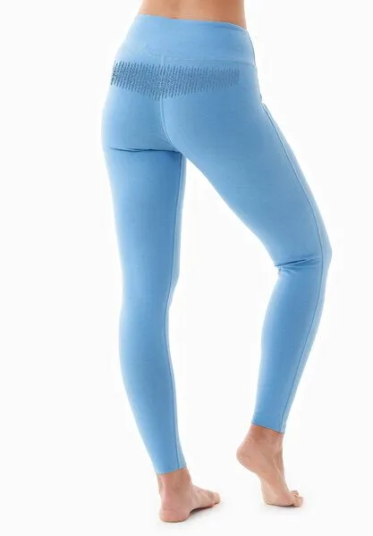 ORGANICATION ORGANICATION LENNA | High Waist Leggings aus Bio-Baumwolle, Blue fog, – Produktbild 4 von 4