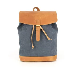 GLOBO Fair Trade GLOBO Fair Trade Lässiger Rucksack NOIDA aus Canvas & mattem Ökoleder – Produktbild 1 von 1