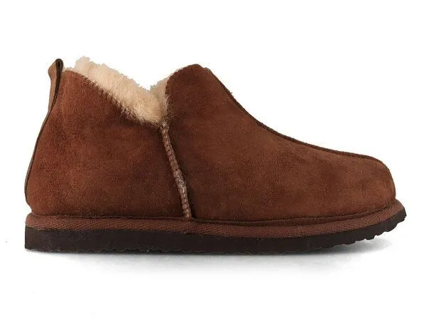 Lammbock Lammbock Lammfell Hausschuhe Stiefel Shearlock mit Outdoorsoohle, Cognac, – Produktbild 3 von 4