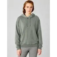 HempAge HempAge Damen Sweat-Hoodie mit Kapuze Hanf/Bio-Baumwolle, Thyme (grün), – Produktbild 1 von 1