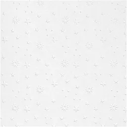 folia folia Prägekarton Sterne 50x70cm 220g/m² Perlweiß – Produktbild 1 von 1