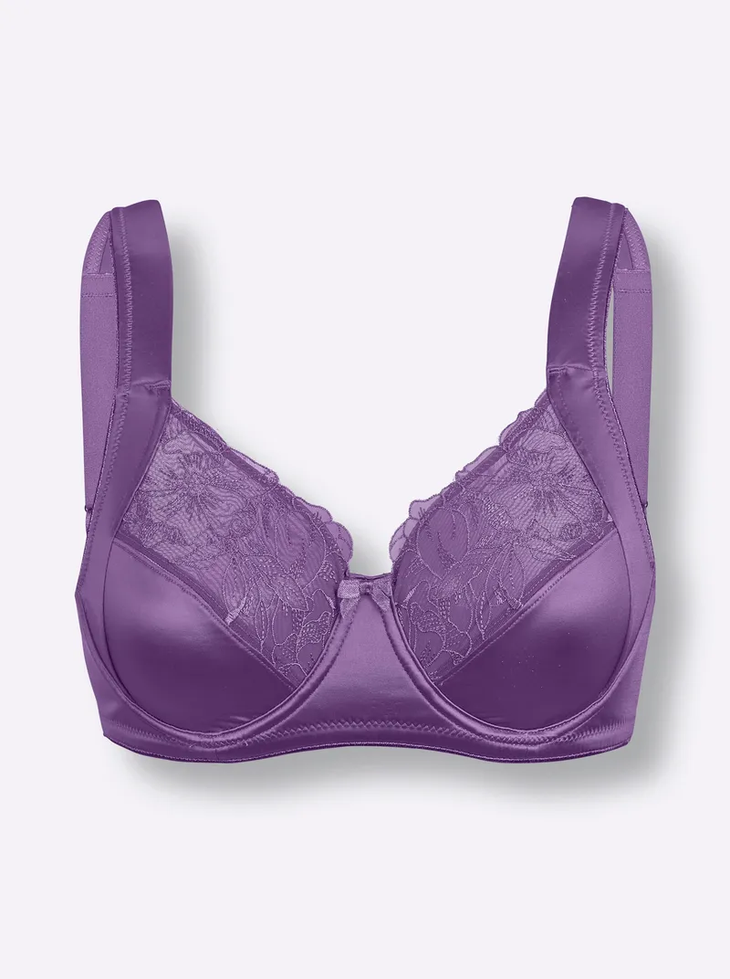 wäschepur Minimizer-BH mit Bügel lila, Lila, – Produktbild 1 von 2