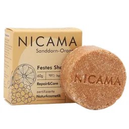 NICAMA NICAMA Festes Shampoo Sanddorn-Orange - Repair & Care (COSMOS Organic) – Produktbild 1 von 1