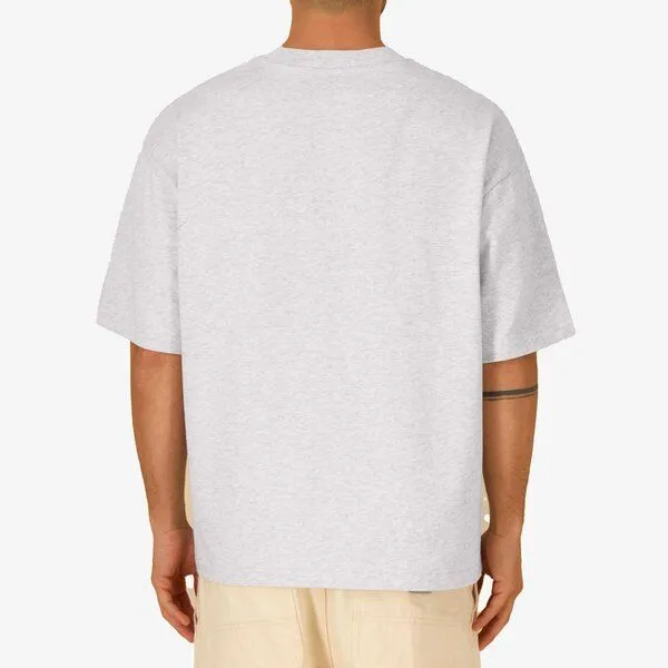 YTWOO YTWOO Heavy Weight Boxy T-Shirt, Cool heather grey, – Produktbild 3 von 4
