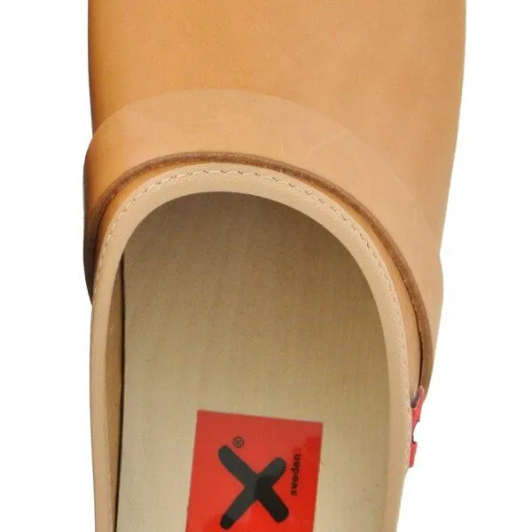 Klox Klox Original Clog - handgemachter Holzclog mit pflanzlich gegerbtem Leder, Natur (nude), – Produktbild 3 von 3
