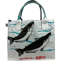 Beadbags Beadbags Einkaufstasche Ri94 recycelter Reissack, Weiß, – Produktbild 1 von 1