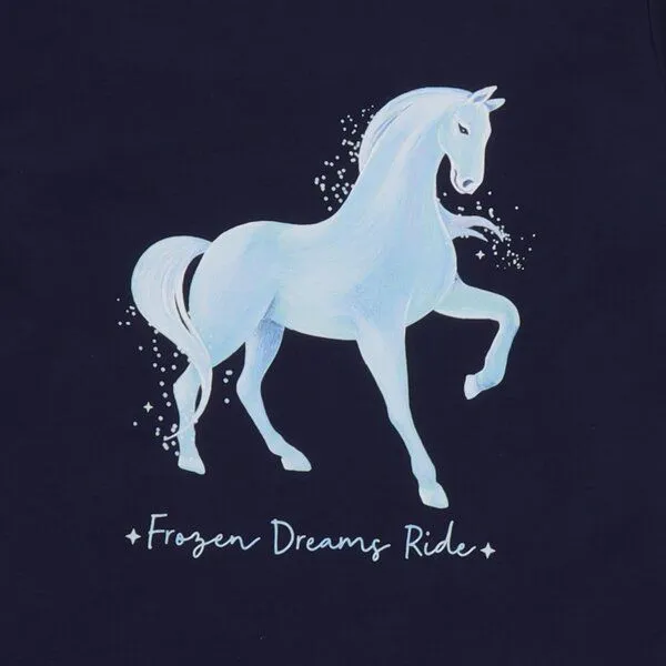 Walkiddy T‑Shirt Bio-Baumwolle elastisch – Walkiddy, „Fantastic Wonderland“ | leicht, atmungsaktiv, hautfreundlich, nachhaltig produziert, vegan, pflegeleicht, Dunkel blau, – Produktbild 3 von 3