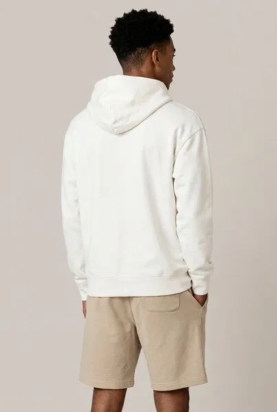 THE FACE OF ELEMENTS The Face of Elements Peak - Regular Fit Hoodie aus 100% Bio-Baumwolle, Off white (weiß), – Produktbild 3 von 4