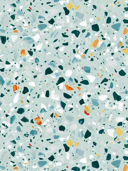 Photocircle Photocircle Poster / Leinwandbild - Mint Terrazzo – Produktbild 1 von 4