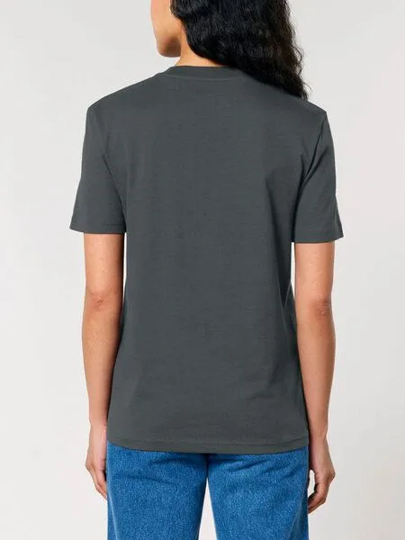 Human Family Human Family Bio Unisex Rundhals T-Shirt "Mountain Silhouette", Anthrazit, – Produktbild 2 von 3
