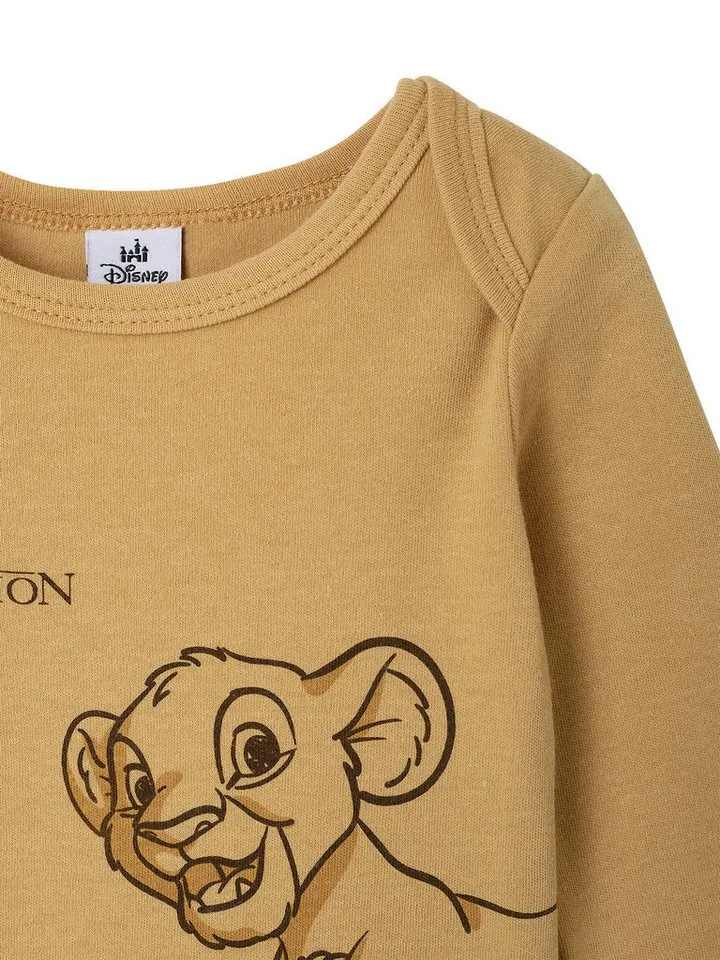 Vertbaudet Vertbaudet Body Baby Schlupfbodys Disney Animals KÖNIG DER LÖWEN 2er-Pack, Gelb, – Produktbild 4 von 4