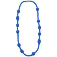 Sakiba Sakiba Kette lang/Dreifacharmband Morse ”Liebe”, Mittelblau, – Produktbild 1 von 1