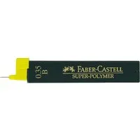 Faber-Castell 12 Faber-Castell Ersatzmine für Druckbleistifte "Super-Polymer" 0,35 mm B – Produktbild 1 von 1