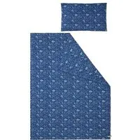 loud proud loud + proud Kinder Jersey Bettwäsche-Set 100 x 135cm, GOTS-zertifiziert, Ultramarine/australia(blau), – Produktbild 1 von 1