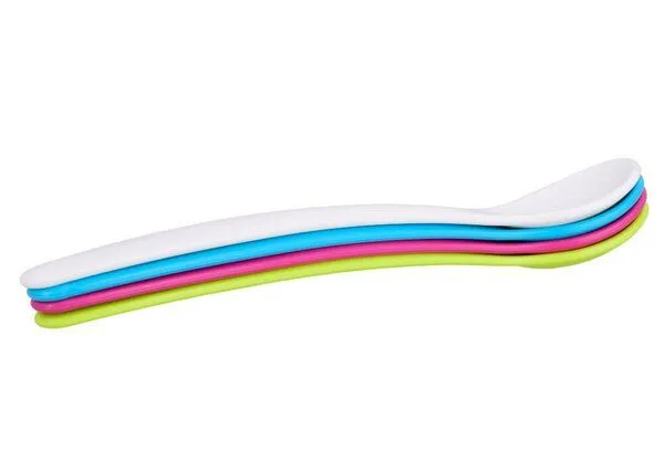 Biodora Biodora Bio-Babylöffel (4er Set) – Biokunststoff auf Stärkebasis, Bunt, – Produktbild 2 von 4