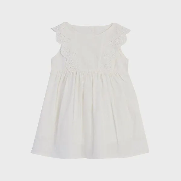 OrganicEra OrganicEra Ärmelloses Kleid aus Voile mit Muschel – Produktbild 4 von 4