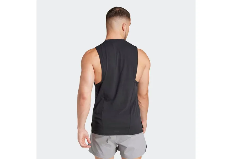 adidas Performance adidas Performance Tanktop D4T TANK mit Rundhalsausschnitt, ohne Verschluss, sportlicher Schnitt, Schwarz, – Produktbild 3 von 5