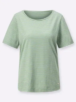 Witt Ringelshirt eucalyptus-ecru-geringelt – Produktbild 1 von 1