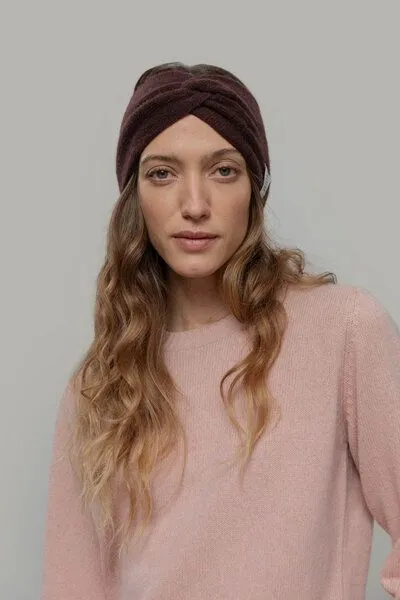Rifò - Circular Fashion Made in Italy Rifò - Circular Fashion Made in Italy Strinband Nadia aus Recycelter Kaschmirwolle, Braun, – Produktbild 1 von 1