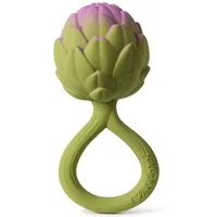 Oli & Carol Baby Greifling und Rassel Naturkautschuk Artichoke Gr.1, Maße 6 x 4,8 x 11,3 cm – Produktbild 1 von 1
