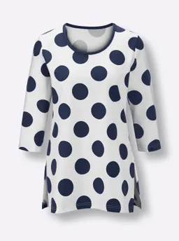 feel good Longshirt ecru-marine – Produktbild 1 von 1