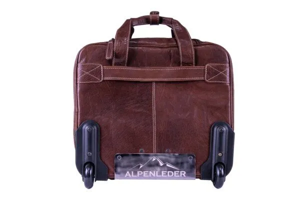 Alpenleder Alpenleder Trolley DENVER, Brandy, – Produktbild 4 von 4