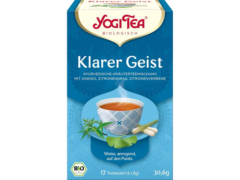 YOGI TEA Yogi Tea Klarer-Geist-Tee im Beutel – Produktbild 1 von 3