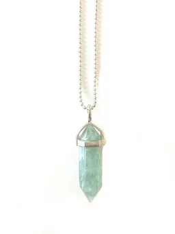 Crystal and Sage Crystal and Sage Fluorit Pendel Edelsteinkette – Produktbild 1 von 1