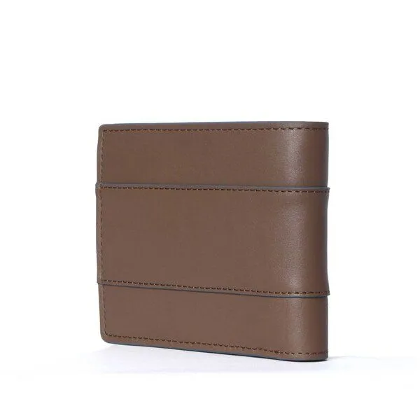 Vargu Vargu Echtleder Geldbörse KON 1-L, Taupe - sky blue, – Produktbild 4 von 4