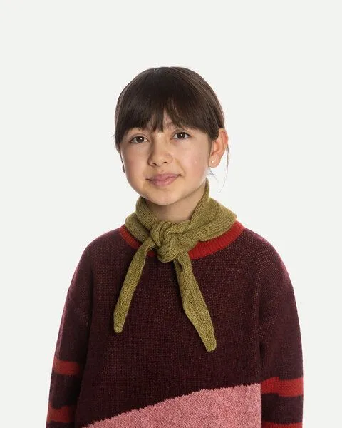 MATONA Matona Dreieckstuch | Wool Bandana | aus Wolle und Baumwolle | GOTS-zertifiziert, Pear, – Produktbild 1 von 3
