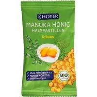 HOYER HOYER Bio-Halspastillen "Manuka Honig" mit Kräuter, 30 g – Produktbild 1 von 1