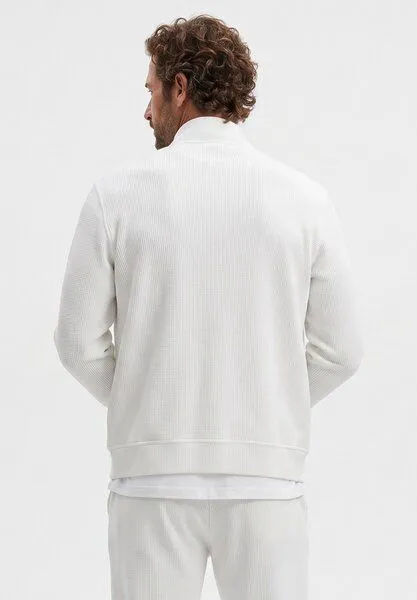 ORGANICATION ORGANICATION JORRIN | Waffel-Jacke aus Bio-Baumwolle & recyceltem Polyester, White, – Produktbild 5 von 5