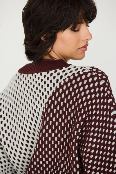 SKFK SKFK Strickpullover ILUNA, Chocolate, – Produktbild 4 von 4