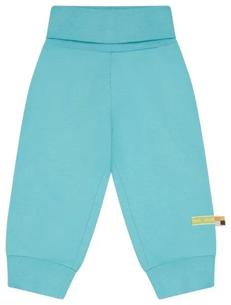 loud + proud loud + proud Babys & Kinder Nabelbundhose Uni, GOTS-zertifiziert, Cyan(blau), – Produktbild 1 von 3