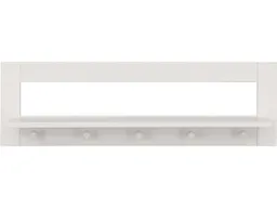 Wandregal "Solvita" B85xT16xH25 cm, weiß – Produktbild 1 von 1