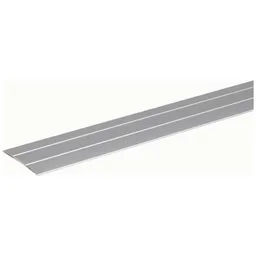 Alberts ALBERTS Übergangsprofil, Alu silber elox.,selbstkl.,o.Schraublöcher, LxB 900x37,8mm – Produktbild 1 von 1