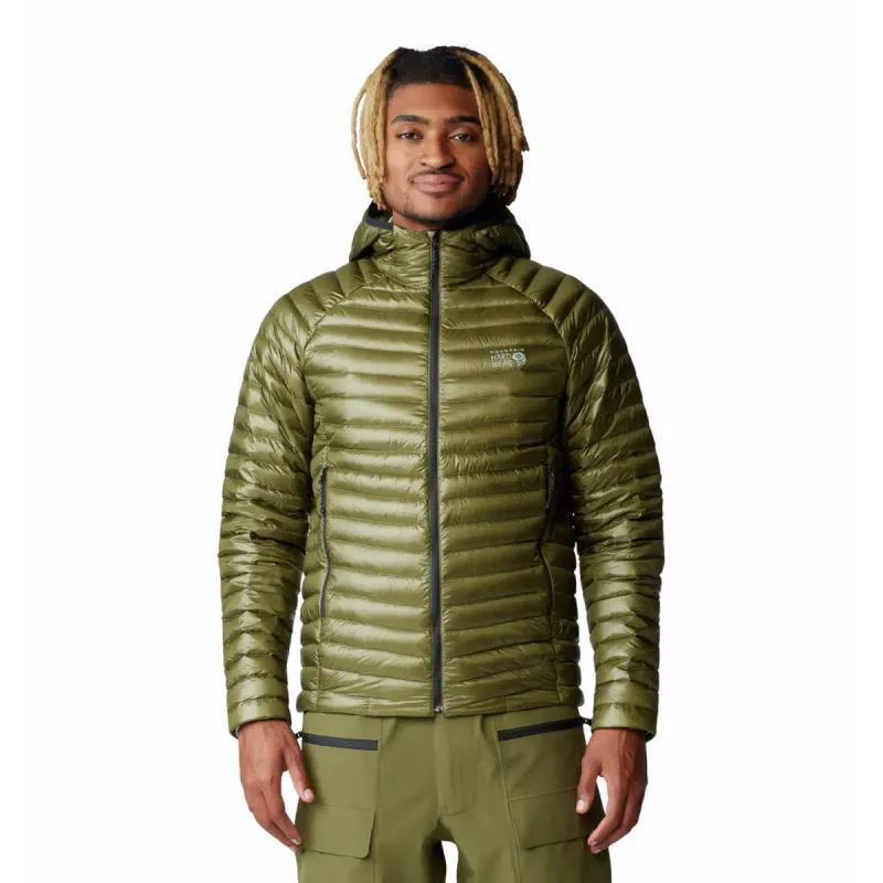 Mountain Hardwear Daunenjacke mit Kapuze Mountain Hardwear Ghost Whisperer™, Vert, – Produktbild 1 von 1