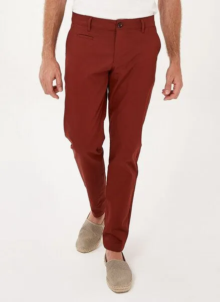 ORGANICATION ORGANICATION Chino-Hose aus Bio-Baumwolle, Hot chocolate, – Produktbild 1 von 4