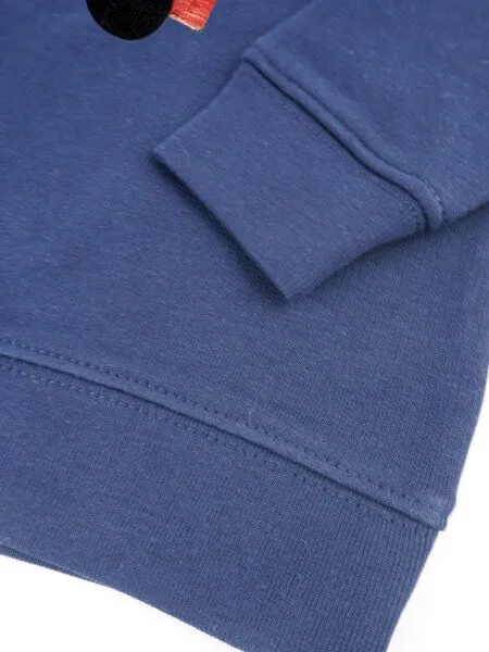 MelaDi Meladi Kinder Baby - Sweater aus Biobaumwolle - Rotes Auto auf Navy Blue, Blau, – Produktbild 6 von 6