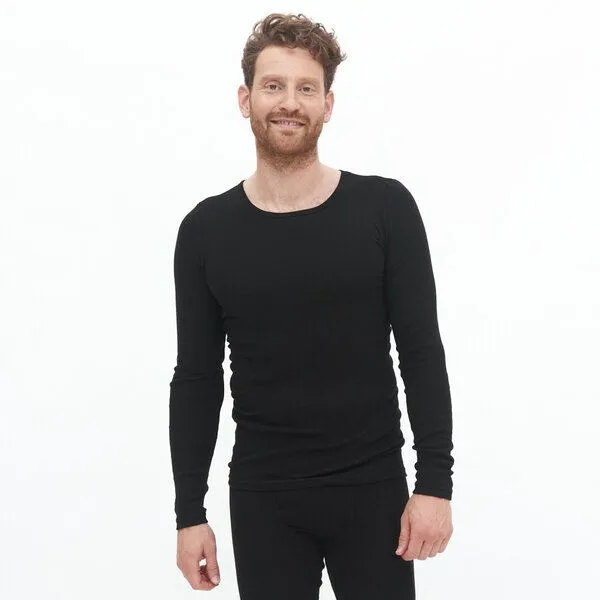 Living Crafts Living Crafts Langarm-Shirt - JOHAN, Black, – Produktbild 1 von 3