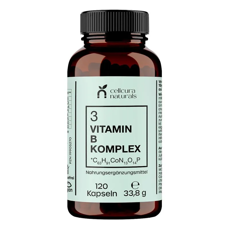 Cellcura Naturals Cellcura Naturals Vitamin B Komplex Vegan Kapseln – Produktbild 1 von 1