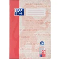 OXFORD OXFORD Recycling-Schulheft A4, 16 Blatt, Lineatur 26 (kariert, weißer Rand rechts) 90 g/m² – Produktbild 1 von 1