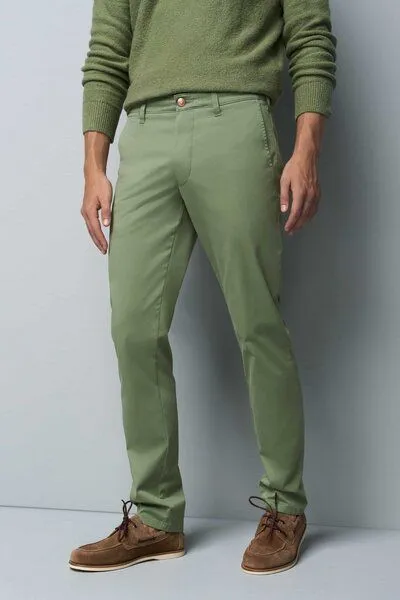 M 5 BY MEYER M 5 BY MEYER Ultraleichte Sommer Baumwollchino, Grün (grün), – Produktbild 3 von 5