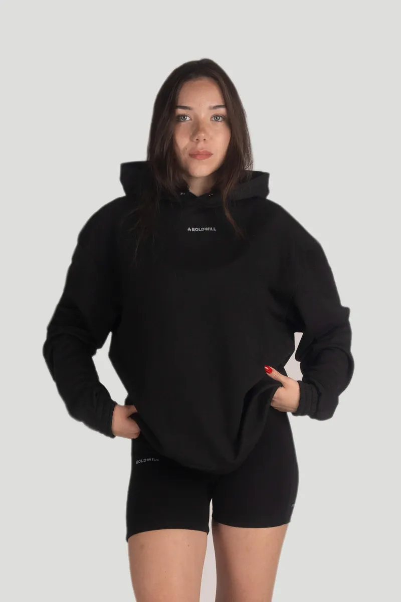 Boldwill Boldwill Damen vegan Hoodie Pf80 Holz Anthrazit Schwarz, Schwarz, – Produktbild 1 von 1