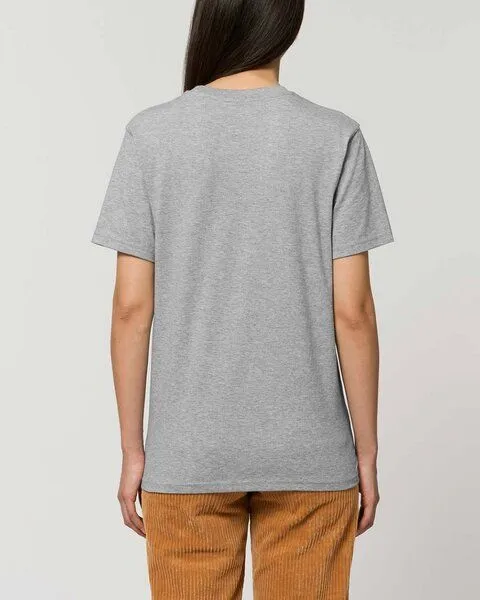 YTWOO YTWOO 3er Pack Basic Unisex T-Shirt aus Bio Baumwolle | viele Farbkombinationen | Fair Trade | Nachhaltig, Hellgrau meliert, – Produktbild 3 von 3