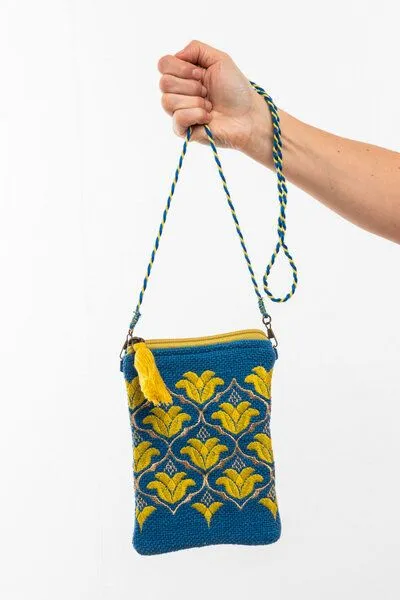 Tranquillo Tranquillo Umhängetasche BLOSSOM, Blau, – Produktbild 5 von 5