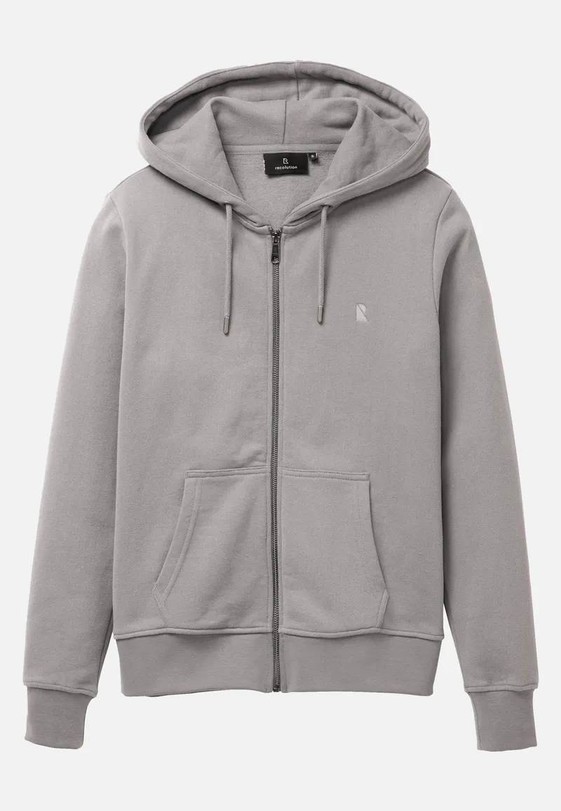 recolution Recolution Damen vegan Sweatjacke Dahlia Greige, Grau, – Produktbild 1 von 2