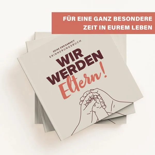 DEINE ZWEISAMKEIT DEINE ZWEISAMKEIT SCHWANGERSCHAFTS-EINNERUNGSBUCH | FÜR WERDENDE ELTERN – Produktbild 1 von 4