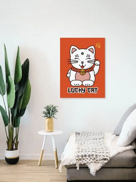 Photocircle Photocircle Poster / Leinwandbild - Lucky Cat – Produktbild 4 von 4